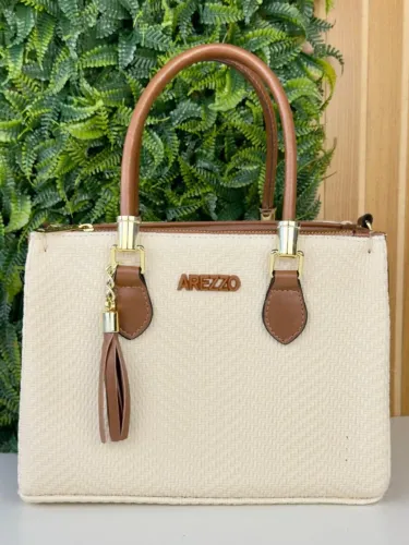 Bolsa Lorena Arezzo Média (27x20x12) Alça transversal/Alça de Mão - Repartição Interna