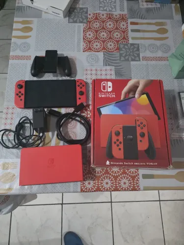 Nintendo switch oled edicao Mario desbloqueado