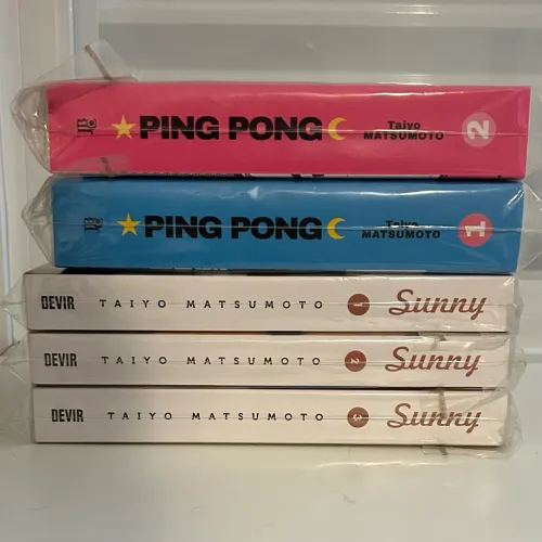 Coleção Mangás Taiyo Matsumoto - Ping Pong + Sunny Completos