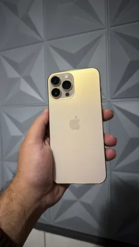 iPhone 13 Pro Max dourado 128 Gb Garantia 6 meses