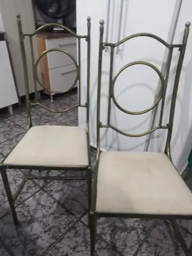 6 Cadeiras Ferro $250 cada