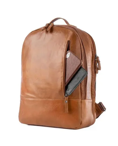 Mochila de Couro Bagaggio