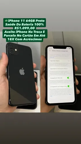 iPhone 11 64GB Preto - Usado