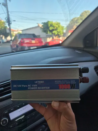 Inversor De Onda Modificada 1000w 12v P/ 110v Carro