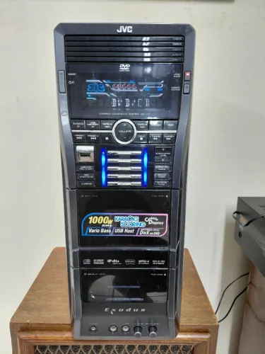 Central Mini System JVC DXU10 top de linha.