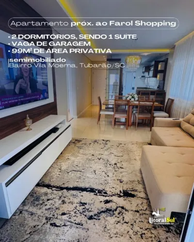 Apartamento amplo e semimobiliado / Vila Moema_TB