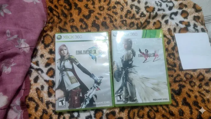 Lote Jogos Final Fantasy XIII + Final Fantasy XIII-2 - Xbox 360 (4 Discos)