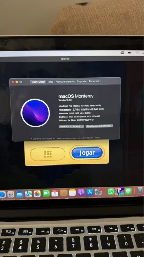 Apple Macbook Pro (13, 2020, Chip M1, 256 Gb De Ssd) - Prata (Usado)