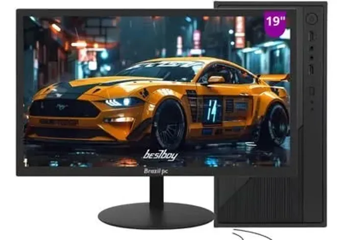 Computador core I5 3geraçao 8GB SSD 1TB Monitor 19.0 Combo office completo