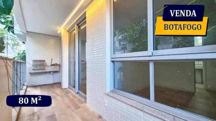 BOTAFOGO CONDOMÍNIO HIGHLIGH 80M2 VARANDA GOURMET 2 QUARTOS 3 BANHEIROS LAZER SENSACIONAL 