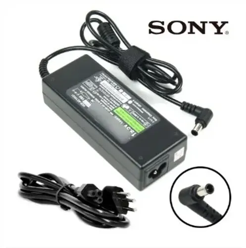 Carregador de notebook da marca sony vaio 19.5v original garantia de 3 meses