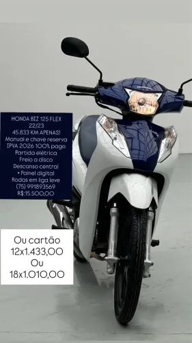 Honda biz 125 flex 22/23