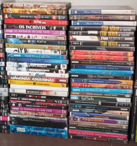 DVDS MUSICAL NACIONAIS DISPONÍVEL