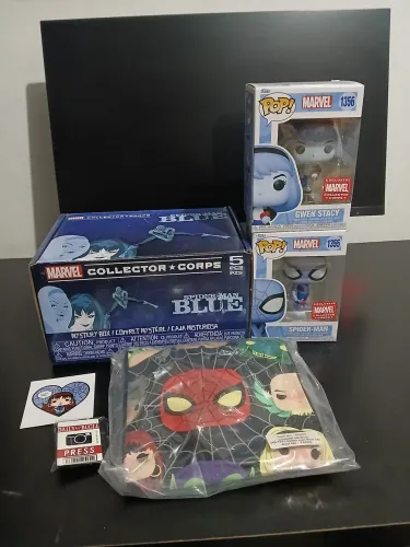 Box funko pop edição especial homem-aranha