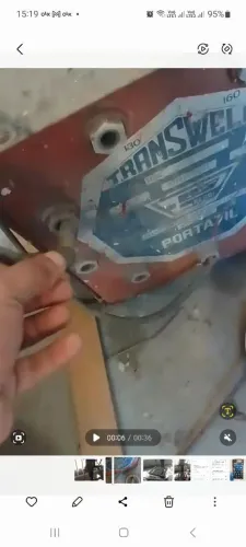 Maquina de solda Transweld portátil