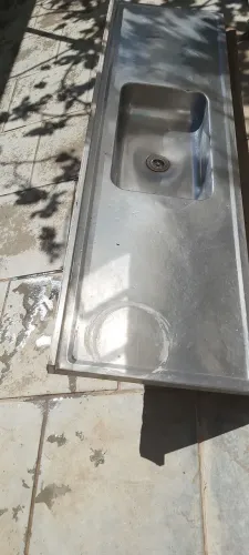 Pia de alumínio cozinha