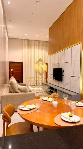 Casa Porteira Fechada- 3 suítes, 147m², 2 vagas- Jardim Atlântico