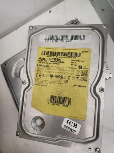 hd sata 500gb seminovo testado e sadável