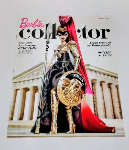 Revista Barbie Collector Spring 2010 - Barbie Gladiadora - Edição para Colecionadores.