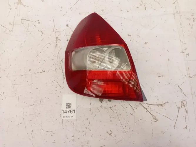 Lanterna Traseira Esquerda Honda Fit Lxl 2004 Direito/passageiro Transparente