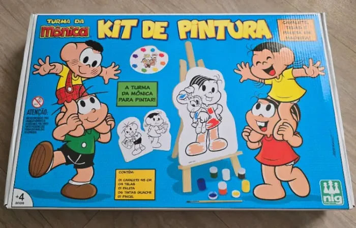 Kit de Pintura Turma da Mônica