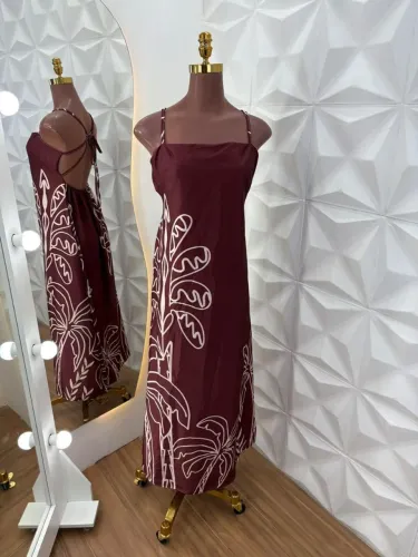 Vestido feminino em crepe seda modelo 2 veste 36 ao 42