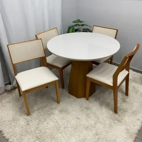 Mesa de jantar 4 cadeiras