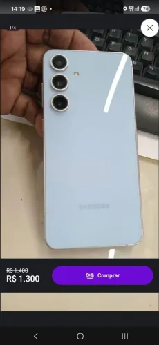 Vende-se Celular Samsung Galaxy S24 FE - Como Novo e na Caixa!