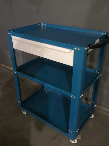 CARRINHOS PARA FERRAMENTAS FERCAR CD02 COM 1 GAVETA, COR AZUL