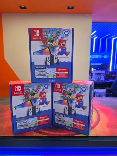 Nintendo Switch - OLED (NOVO) c/ GARANTIA. Somos LOJA FÍSICA