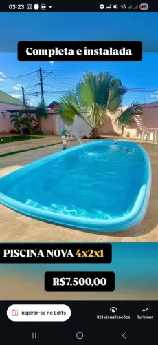 Piscina direto da fabrica