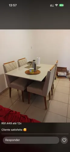 Mesa de jantar 1.20x90