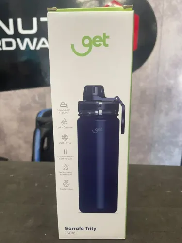 Garrafa térmica trity azul petróleo 750ml GET