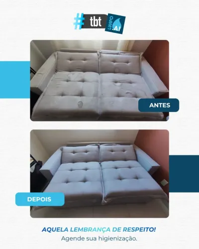 Higienização de Estofados ( lavagem a seco )