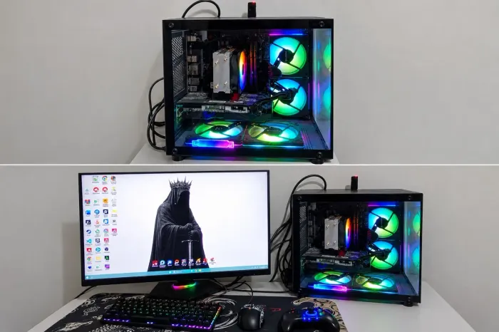 PC GAMER / i5 12400F + RX6600XT. Roda tudo no ultra 1080p e ótimo pra jogos competitivos.