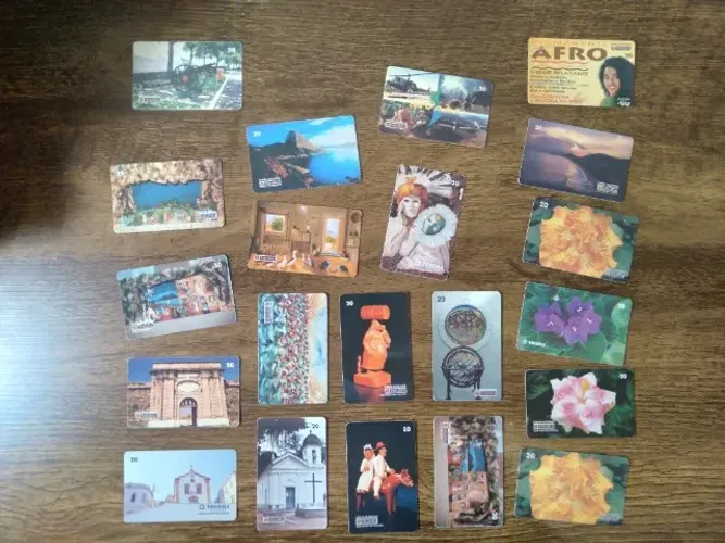 21 Cartões Telefônicos Telerj Telecartofilia