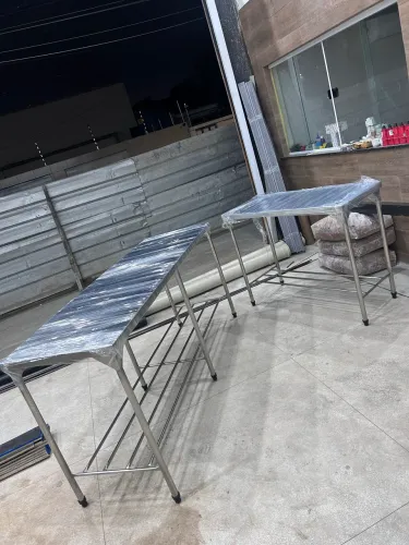 Mesas de aço inox 304