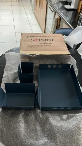 Organizador de escritório aço Inox