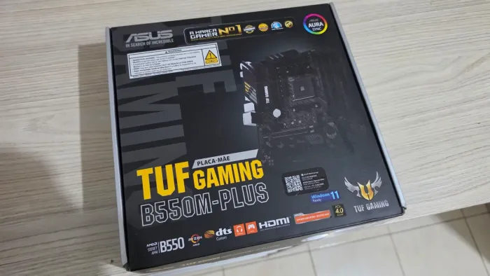 PLACA MÃE B550M-PLUS TUF