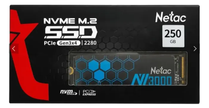 SSD Nvme Netac 250gb