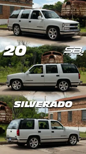 Rodas Chevrolet Silverado aro 20 Prata 6x139 novas