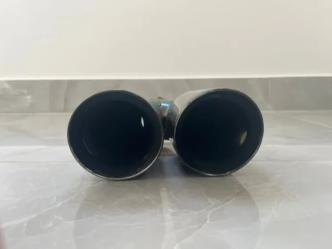 Ponteira 3.5 polegada dupla de inox da Barennald