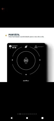 cooktop de indução Britânia