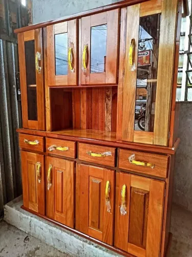 ARMÁRIO DE COZINHA NOVO TODO DE MADEIRA DE LEI