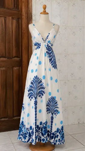 Vestido longo tamanho único veste até um 42