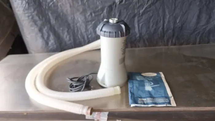 Bomba de Água com filtro e mangueiras Intex Piscina Krystal Clear funcionando 100%