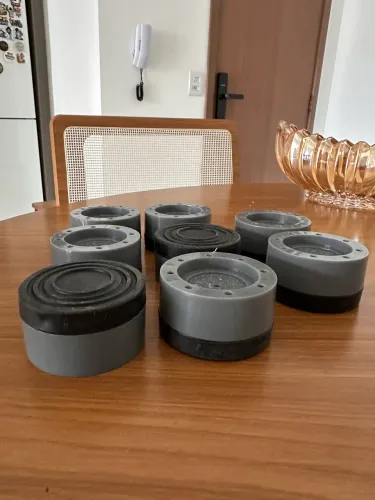 Kit 8 pes niveladores fogão maquina de lavar geladeira