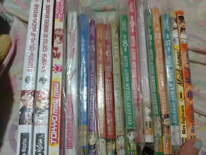 Mangás diversos (Ouran, Maid sama, etc)