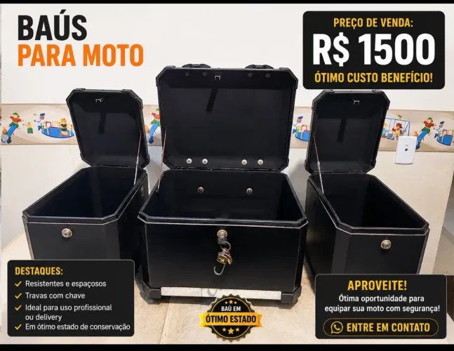 Baús de moto 