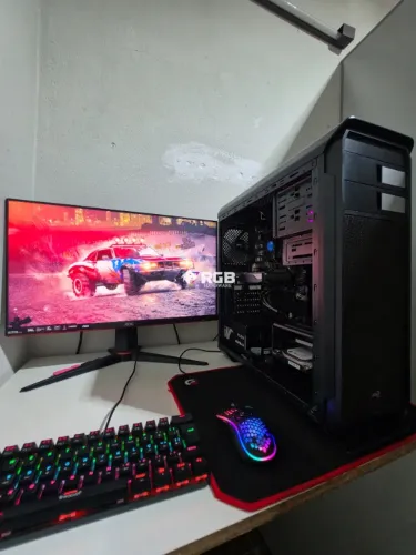 PC Gamer Core i3 8100 GTX1050-Ti 4GB DDR4 8GB SSD 120GB HD 500GB
